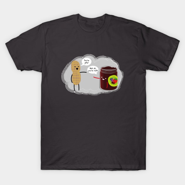Nuts and Jelly T-Shirt by LittleBearArt